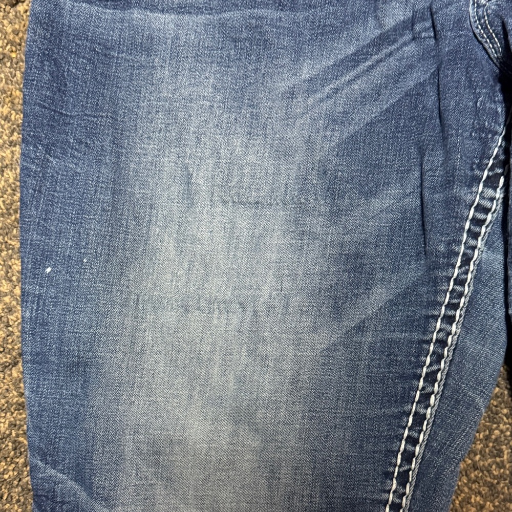 Rock Revival Women’s Amberlight Jeans Sequins 36 18 18W Excellent Cond Easy Boot - Picture 7 of 12